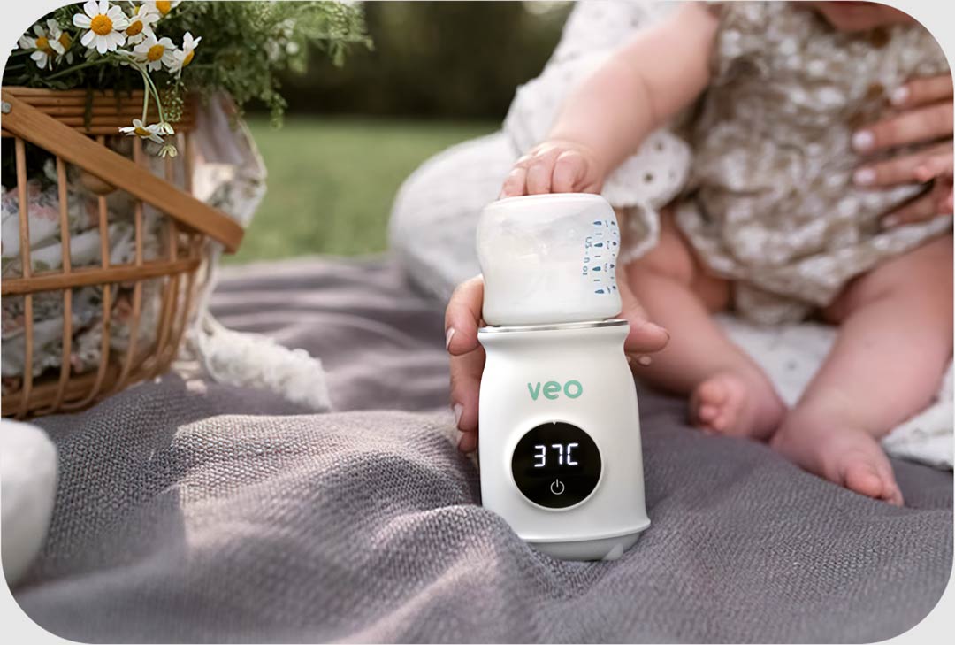 VEO - El primer calentador de biberones portátil con batería