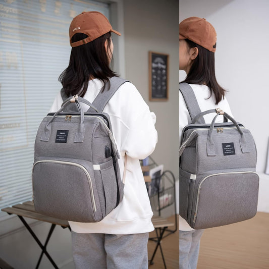 Mochila para Bebé 5 en 1 con Cuna Portátil