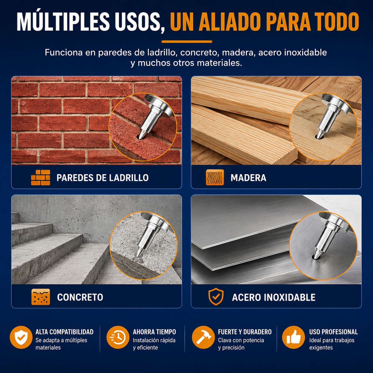 Pistola de Clavos Portátil