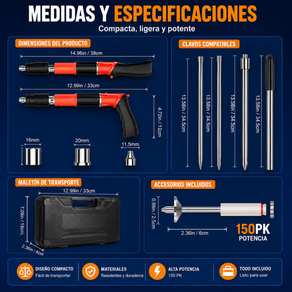 Pistola de Clavos Portátil