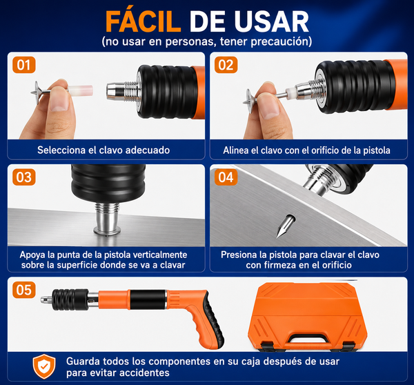 Pistola de Clavos Portátil