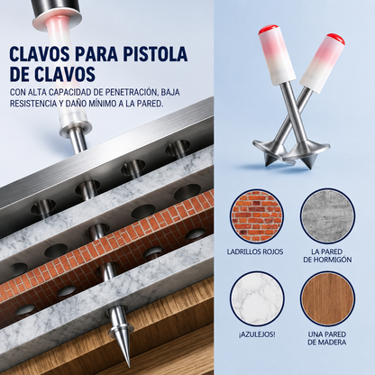 Tu Pistola Neumática Necesita Clavos